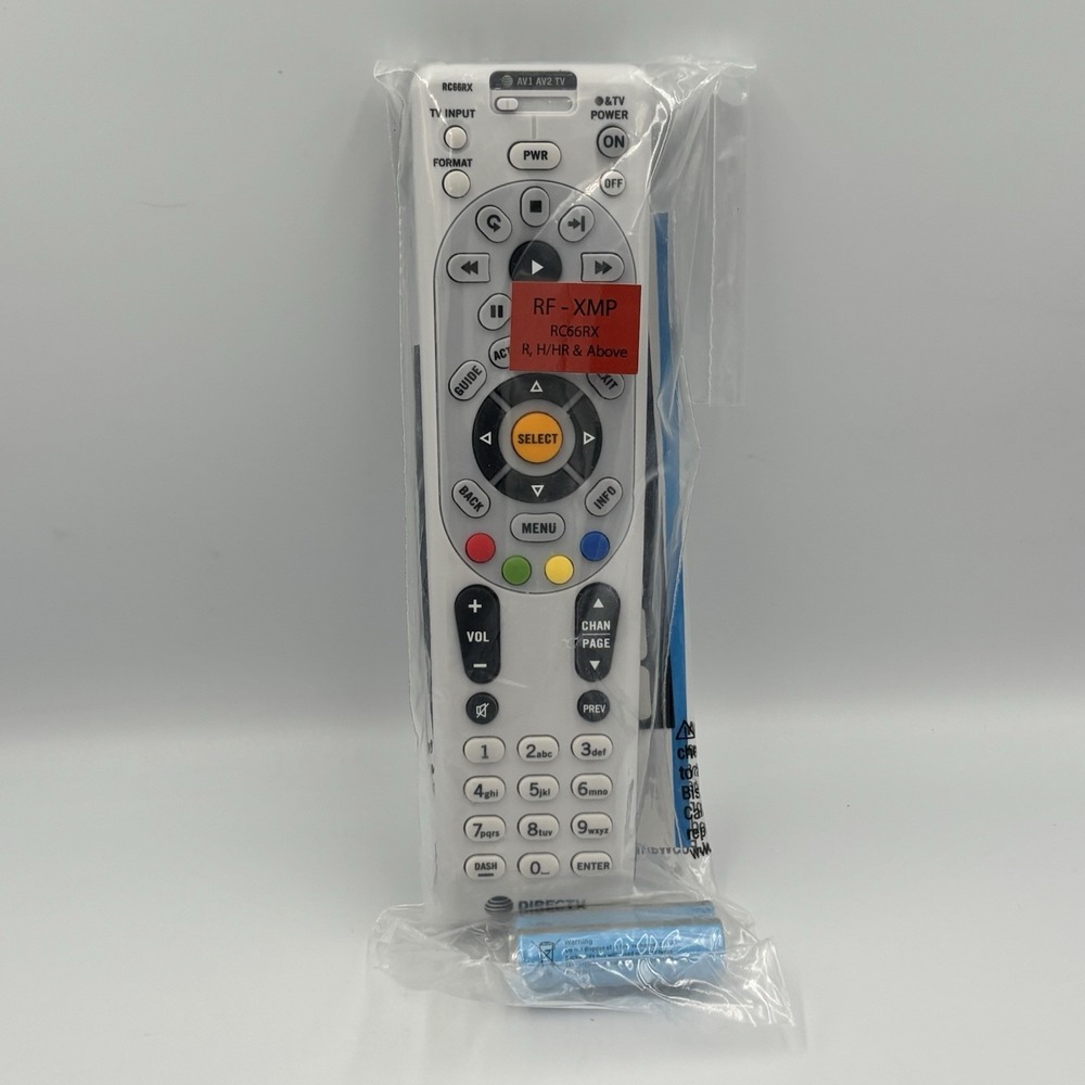 New Universal DirecTV RC66RX IR/RF Remote‎ Control AT&T Replaces RC65 RC64